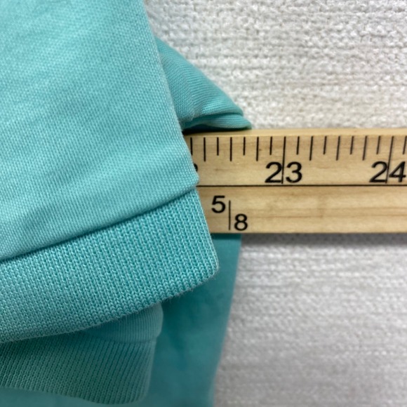 Polo Ralph Lauren Classic Fit Polo Shirt Men's L/G Teal Blue Cotton Pony Preppy - Picture 8 of 9